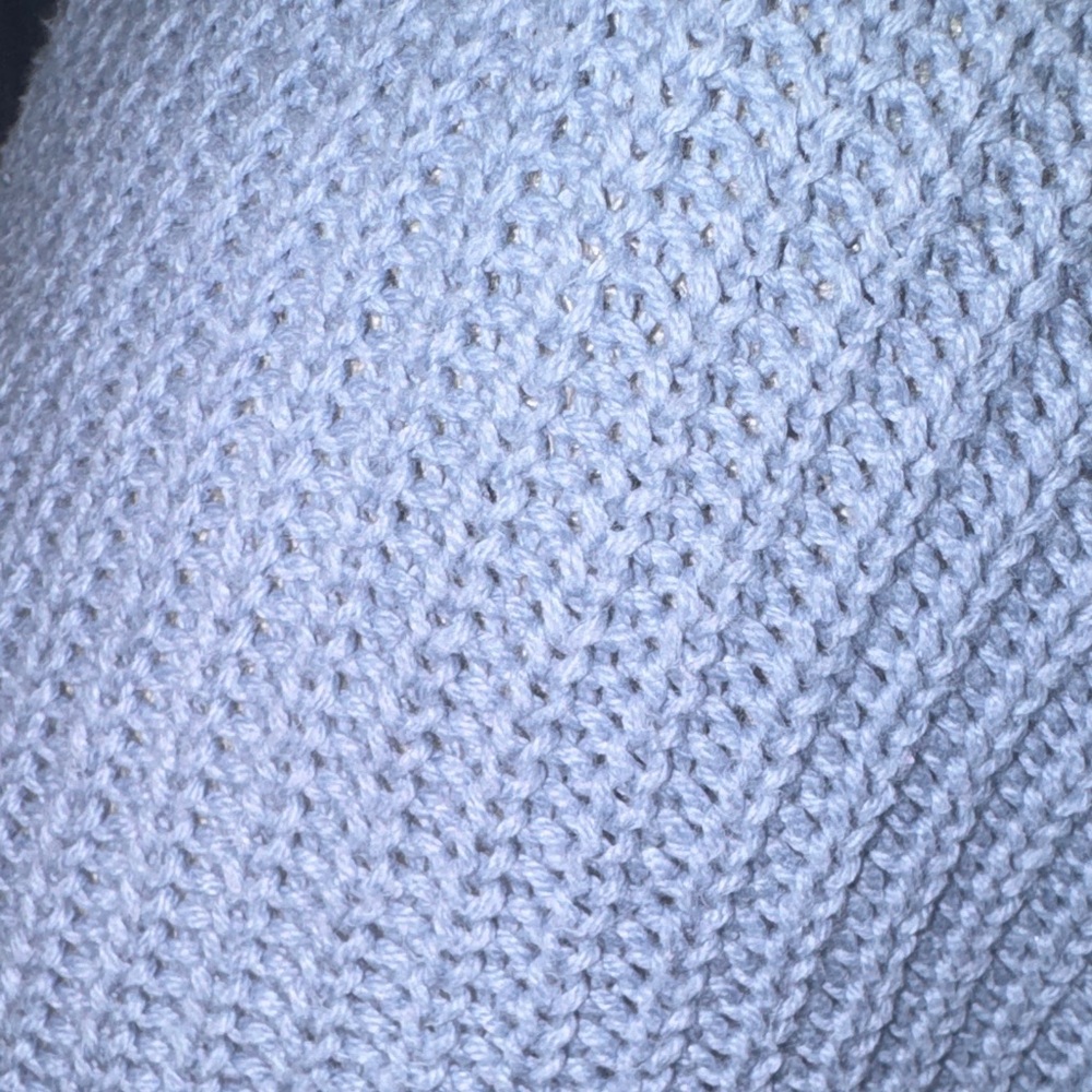 Aeropostale V-Neck Light Blue Women's Sweater Longsleeve knit top XS - Picture 5 of 7